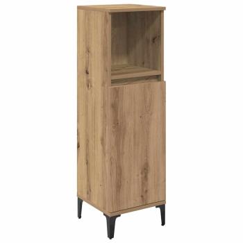 Badezimmermöbel-Set 3 Stk. Artisan-Eiche Holzwerkstoff