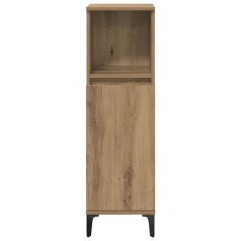Badezimmermöbel-Set 3 Stk. Artisan-Eiche Holzwerkstoff