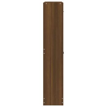 Schuhschrank Braun Eichen-Optik 59x17x81 cm Holzwerkstoff