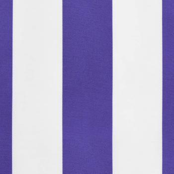 Markisenvolant Blau und Weiß Gestreift 300 cm