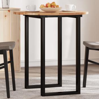 ARDEBO.de - Tischplatte Rund Ø70x2 cm Massivholz Akazie