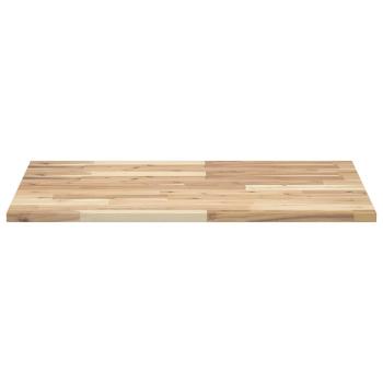 Tischplatte Rechteckig 80x60x2 cm Massivholz Akazie