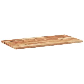 Tischplatte Rechteckig 80x40x2 cm Massivholz Akazie