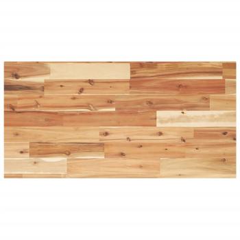 Tischplatte Rechteckig 100x40x2 cm Massivholz Akazie