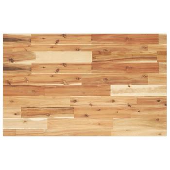 Tischplatte Rechteckig 60x50x2 cm Massivholz Akazie
