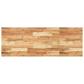 Tischplatte Rechteckig 120x50x2 cm Massivholz Akazie