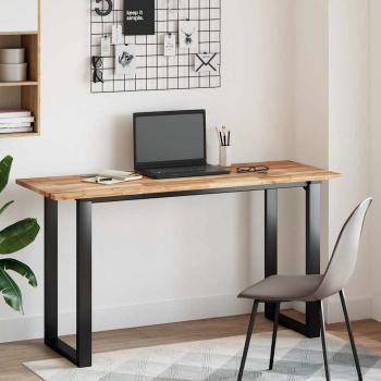 Tischplatte Rechteckig 120x50x2 cm Massivholz Akazie