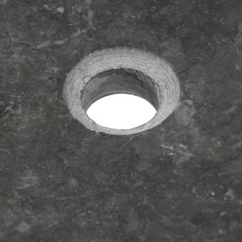 Waschbecken 50x35x12 cm Marmor Schwarz