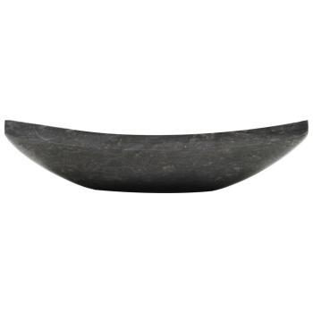 Waschbecken 50x35x12 cm Marmor Schwarz