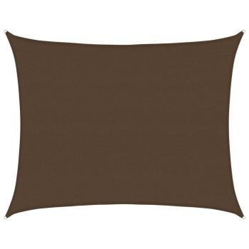 Sonnensegel 160 g/m² Braun 6x8 m HDPE
