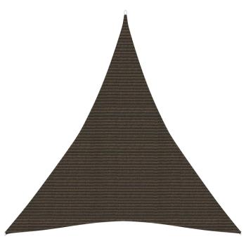 Sonnensegel 160 g/m² Braun 5x7x7 m HDPE