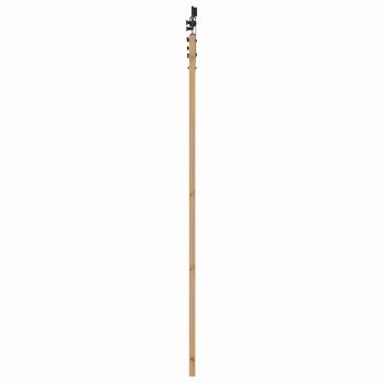 Schiebetür ORKDAL 93 x 211 cm Massivholz Kiefer und Glas Natur