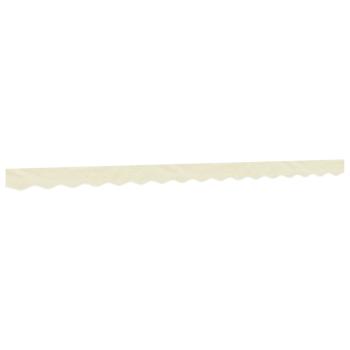 Markisenvolant Creme Gestreift 400 cm