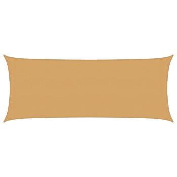 Sonnensegel 160 g/m² Rechteckig Sandfarben 2x4,5 m HDPE