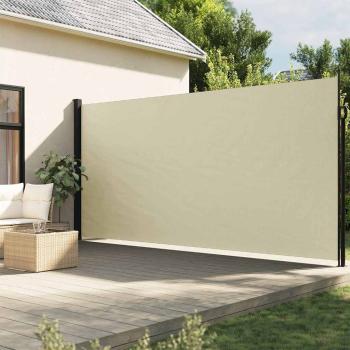 ARDEBO.de - Seitenmarkise Ausziehbar Creme 220x500 cm