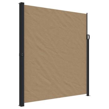Seitenmarkise Ausziehbar Taupe 220x500 cm