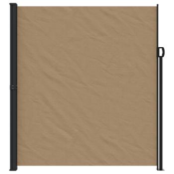 Seitenmarkise Ausziehbar Taupe 220x500 cm
