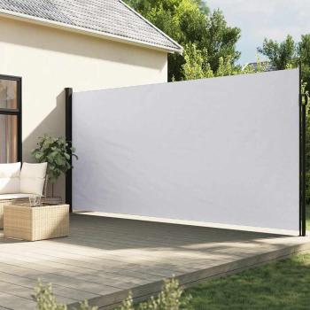 ARDEBO.de - Seitenmarkise Ausziehbar Weiß 220x600 cm