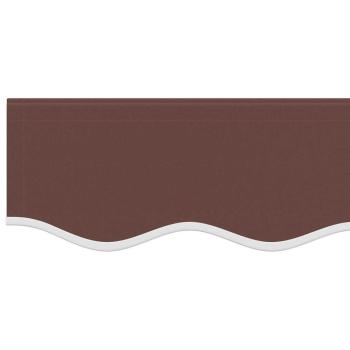 Ersatzvolant für Markise für 2,5 m Braun Polyester