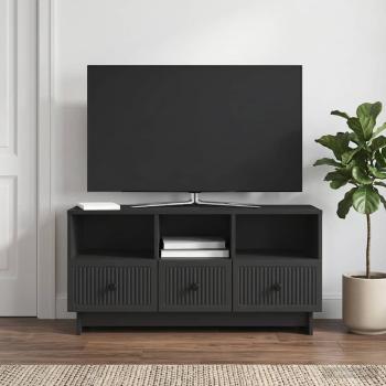 ARDEBO.de - TV-Schränk Schwarz 102 x 34,5 x 50 cm Holzwerkstoff