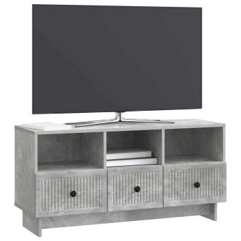 TV-Schränk Betongrau 102 x 34,5 x 50 cm Holzwerkstoff