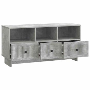 TV-Schränk Betongrau 102 x 34,5 x 50 cm Holzwerkstoff