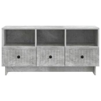 TV-Schränk Betongrau 102 x 34,5 x 50 cm Holzwerkstoff