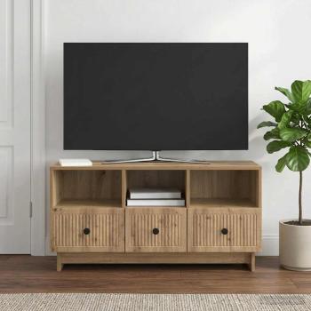 ARDEBO.de - TV-Schränk 102 x 34,5 x 50 cm Artisan-Eiche Holzwerkstoff