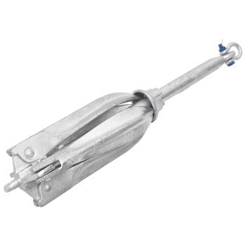 ARDEBO.de - Klappanker Silber 12 kg Feuerverzinktes Gusseisen