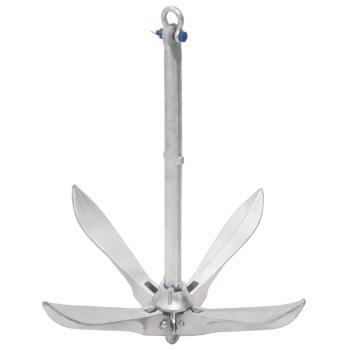 Klappanker Silber 12 kg Feuerverzinktes Gusseisen
