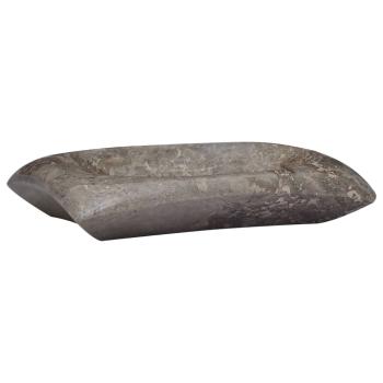 Waschbecken Grau 50x35x10 cm Marmor