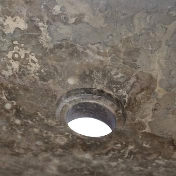 Waschbecken Grau 50x35x10 cm Marmor