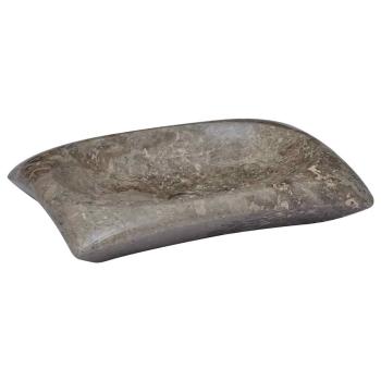 Waschbecken Grau 50x35x10 cm Marmor