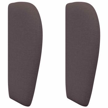 Kopfteil Ohr Braun 40 x 23 x 6 cm Stoff