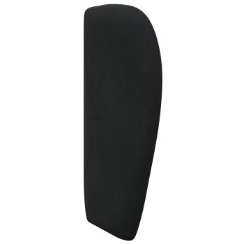 Kopfteil Ohr Schwarz 40 x 23 x 6 cm Samt