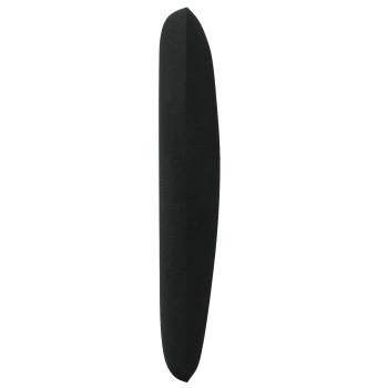 Kopfteil Ohr Schwarz 40 x 23 x 6 cm Samt
