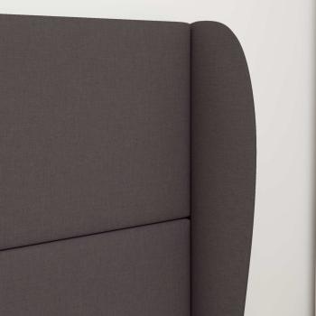 Kopfteil Ohr Braun 80 x 23 x 6 cm Stoff