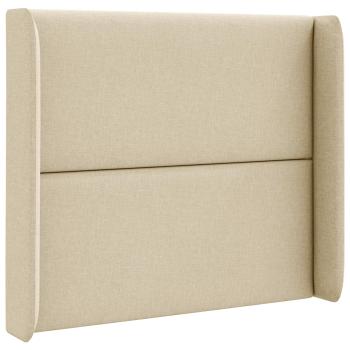 Kopfteil Ohr Creme 80 x 16 x 4 cm Stoff