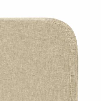 Kopfteil Ohr Creme 80 x 16 x 4 cm Stoff