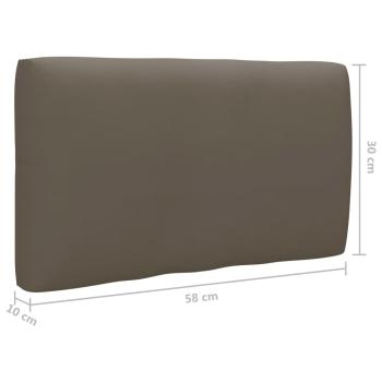 4-tlg. Paletten-Lounge-Set Weiß Imprägniertes Kiefernholz