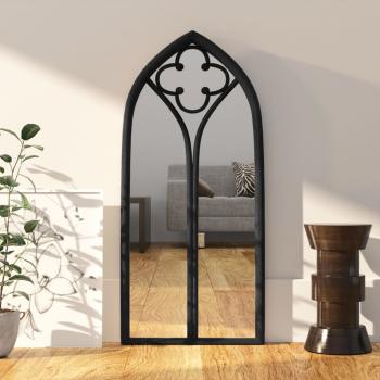 ARDEBO.de - Spiegel Schwarz 70x30 cm Eisen für den Innenbereich
