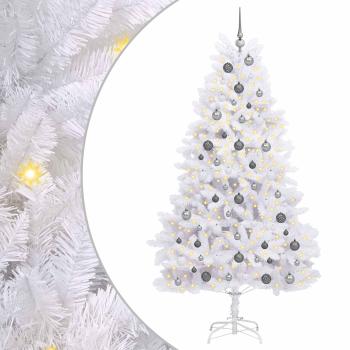 Künstlicher Weihnachtsbaum Weiß 106 x 106 x 210 cm