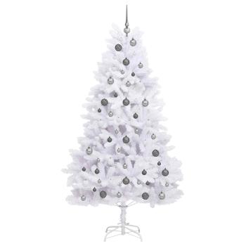 Künstlicher Weihnachtsbaum Weiß 106 x 106 x 210 cm
