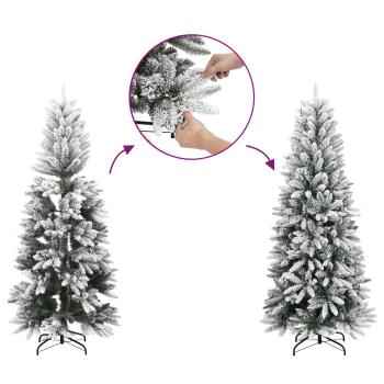 Künstlicher Weihnachtsbaum Weiß 106 x 106 x 210 cm