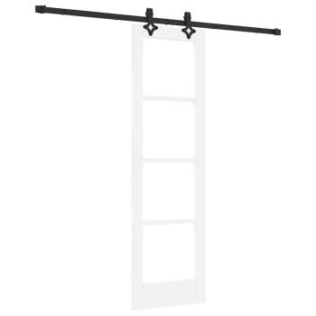 Schiebetür ORKDAL 61 x 198,5 cm Massivholz Kiefer und Glas