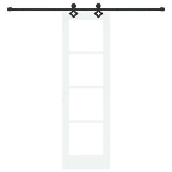 Schiebetür ORKDAL 61 x 198,5 cm Massivholz Kiefer und Glas
