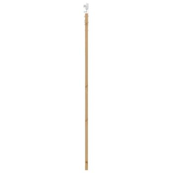Schiebetür 93 x 211 cm Massivholz Kiefer und Glas Natur