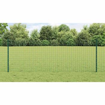 Eingebetteter Zaunpfosten 22 stk. Grün 120 cm