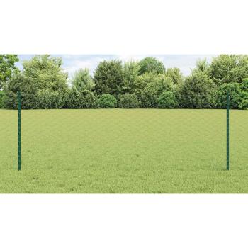 Zaun mit Pfosten Grün