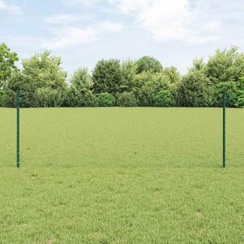 ARDEBO.de - Sechseckzaun mit Pfosten 50 x 0,8 m PVC-beschichteter Stahl
